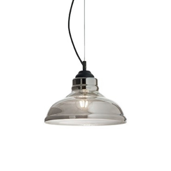 Lampa loft wisząca BISTRO' SP1 PLATE FUME' 112343 - Ideal Lux