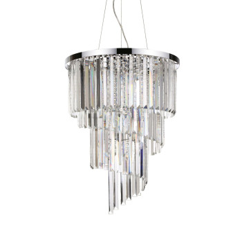 Lampa kryształowa wisząca CARLTON SP12 166247 - Ideal Lux