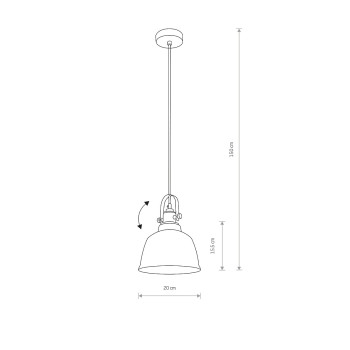 Lampa wisząca szklana loft AMALFI M 9153 - Nowodvorski
