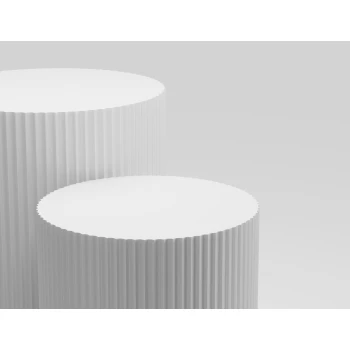 Zestaw stolików Zefir Bianco Set SK6240 40x60 - O-L Design