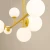 Lampa designerska wisząca DIONE 6 MUSTARD 1092K14 - Aldex