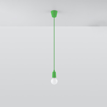Lampa wisząca DIEGO 1 zielony SL.0581 - Sollux