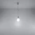 Lampa wisząca DIEGO 1 biała SL.0569 - Sollux