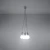 Lampa wisząca DIEGO 5 biała SL.0571 - Sollux