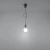 Lampa wisząca DIEGO 1 szara SL.0575 - Sollux