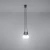 Lampa nad stół wisząca DIEGO 3 szara SL.0576 - Sollux