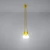 Lampa nad stół wisząca DIEGO 3 żółta SL.0579 - Sollux