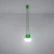 Lampa nad stół wisząca DIEGO 3 zielony SL.0582 - Sollux