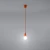 Lampa wisząca DIEGO 1 Pomarańczowy SL.0584 - Sollux