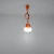 Lampa nad stół wisząca DIEGO 3 Pomarańczowy SL.0585 - Sollux