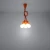 Lampa wisząca DIEGO 5 Pomarańczowy SL.0586 - Sollux