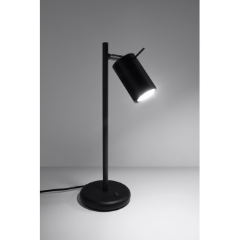 Lampa biurkowa RING czarna SL.1091 - Sollux