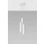 Lampa wisząca nowoczesna LAGOS 3P biały SL.1078 - Sollux