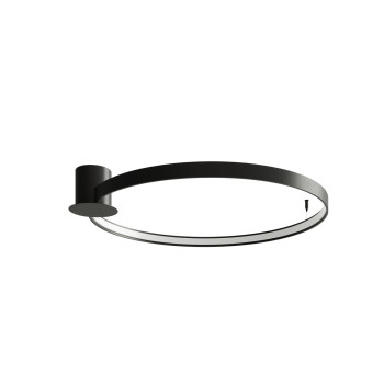 Plafon nowoczesny Ring RIO 78 czarny Moduł LED 3000K TH.130 - Thoro