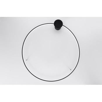Plafon nowoczesny Ring RIO 110 czarny Moduł LED 3000K TH.134 - Thoro