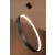 Lampa wisząca RING RIO 78 czarny Moduł LED 3000K TH.118 - Thoro