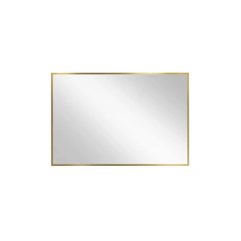 Lustro Tiny Border Straight 90x60 cm złote 182366865 - Baltica Design