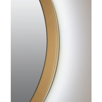Lustro Cadre rama złota fi 60 Zimna 182367331 - Baltica Design