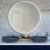 Lustro Tiny Border Round z białą ramą fi 80 cm 182366777 - Baltica Design
