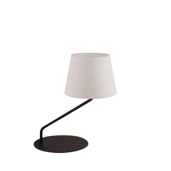 Lampa stołowa LIZBONA czarny biały 50227 - Sigma