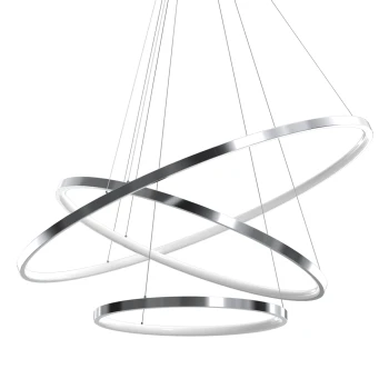 Lampa nad stół wisząca RING ROTONDA CHROME 93W LED ML7946-Milagro
