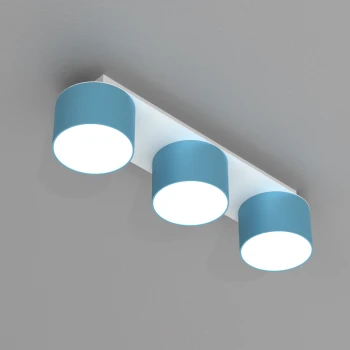 Lampa sufitowa nowoczesna DIXIE Blue-White 3xGX53 MLP7550-Milagro
