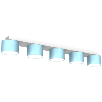 Lampa sufitowa nowoczesna DIXIE Blue-White 5xGX53 MLP7552-Milagro