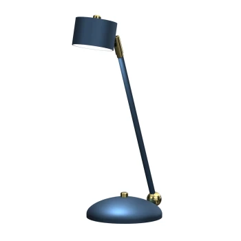 Lampka biurkowa ARENA BLUE-GOLD 1xGX53 MLP7776-Milagro