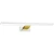 Kinkiet SHINE WHITE-GOLD 60cm 13,8W LED ML7884-Milagro