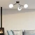 Lampa sufitowa loft JOY BLACK 3xE14 MLP7528-Milagro