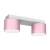 Lampa sufitowa nowoczesna DIXIE Pink-White 2xGX53 MLP7554-Milagro