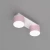 Lampa sufitowa nowoczesna DIXIE Pink-White 2xGX53 MLP7554-Milagro