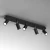 Lampa sufitowa PRESTON BLACK-CHROME 5x mini GU10 MLP7621-Milagro
